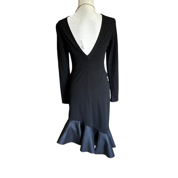 ASOS Asymmetrical Maternity Cocktail Dress 
Size 4 Black - Picture 2 of 9